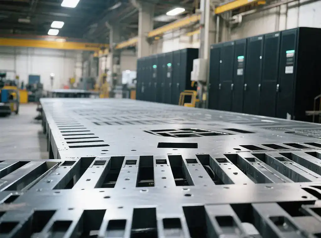 Custom perforated sheet metal panel for data center cabinet airflow design