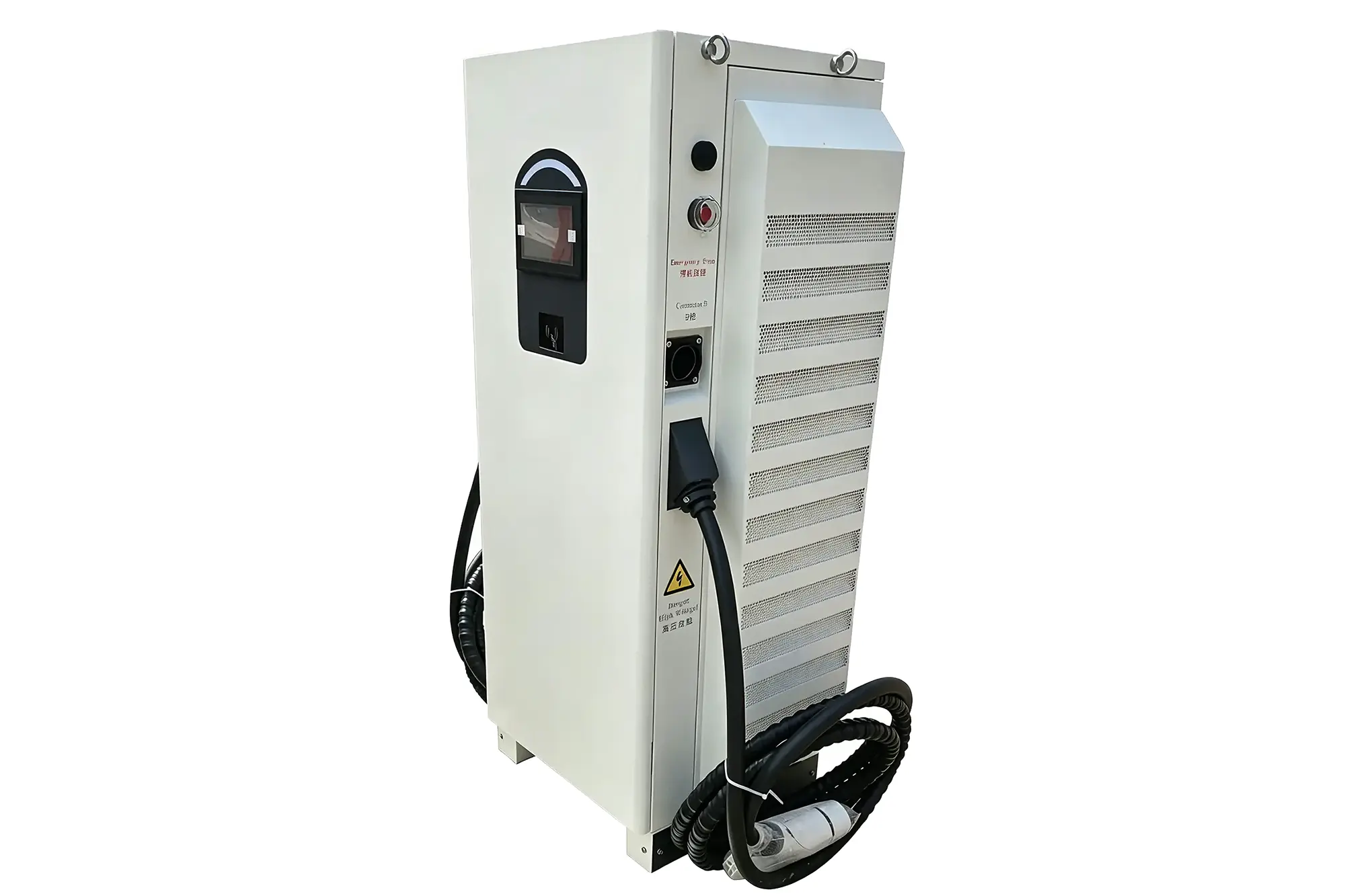 Sheet-metal enclosure for an EV DC fast-charging station