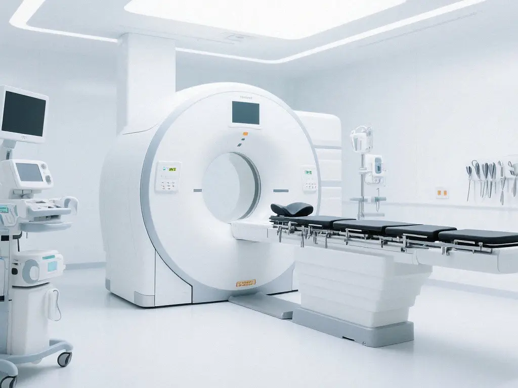 Sheet-metal enclosure for medical CT equipment