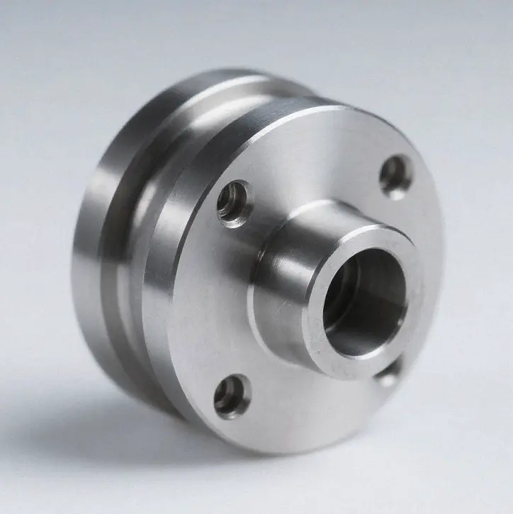 Passivated stainless-steel flange